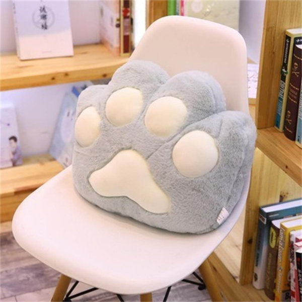 SMAGREHO Girl Heart Cute Cat Paw Cushion Large Cushion Pillow Home